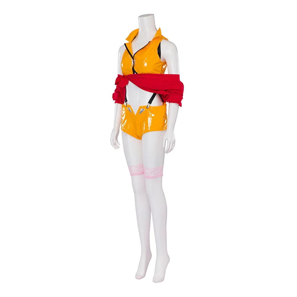 Anime Vaquero Bebop Faye San Valentín Disfraz Juegos con disfraces Top Pantalones Cortos Conjunto Completo Foto 3 de 4