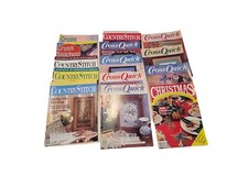 (14) Vintage Cross Stitch Magazines COUNTRY STITCH CROSS QUICK
