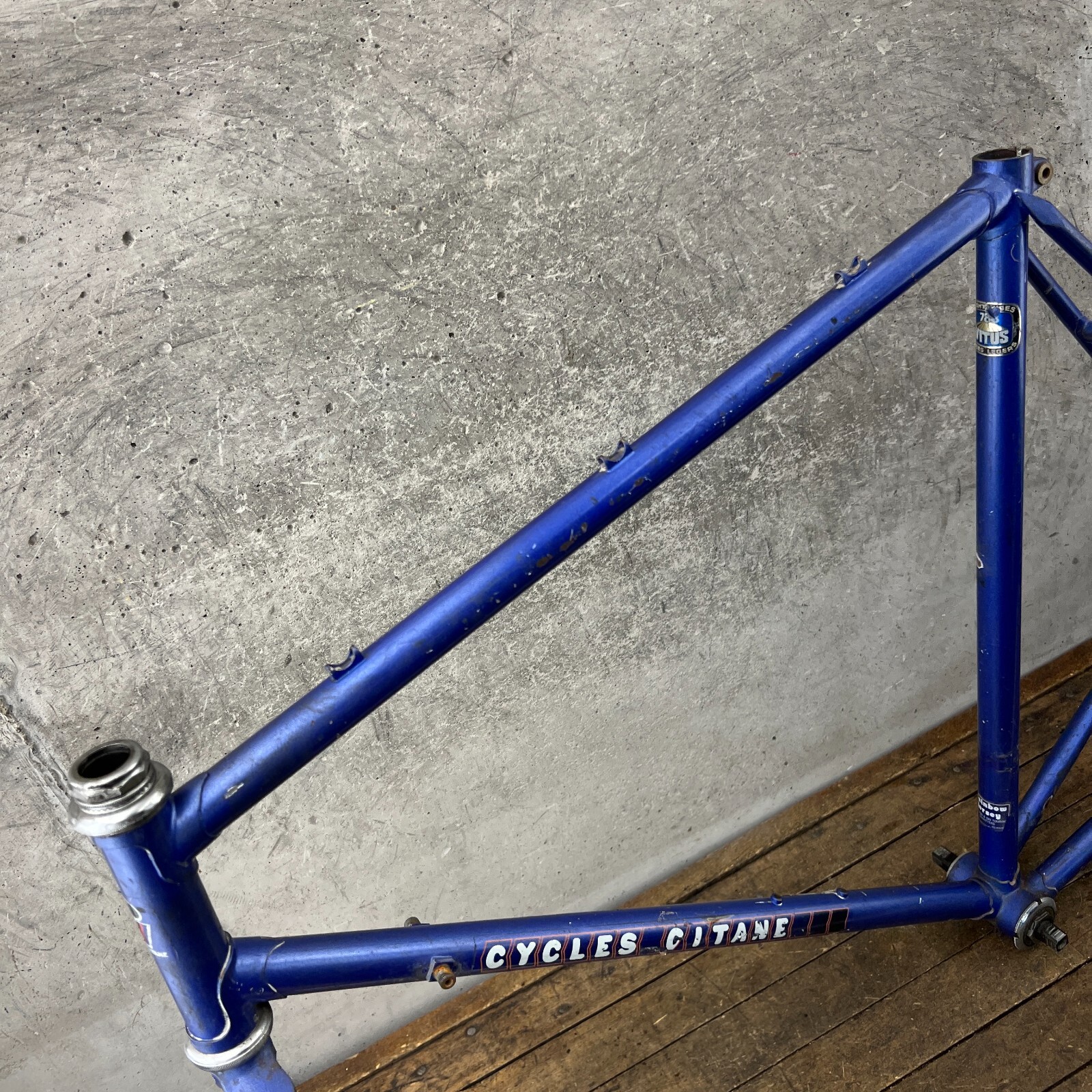 Vintage Cycles Gitane Sprint Frame Set 57 cm 700c Vitus 788 Blue 126
