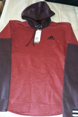 Adidas Mens Post Game Hoodie - Noble Maroon Small New | eBay