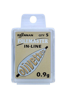 Drennan Olivette In Line – Piombi Per Pesca A Scorrimento – Prodotto UK