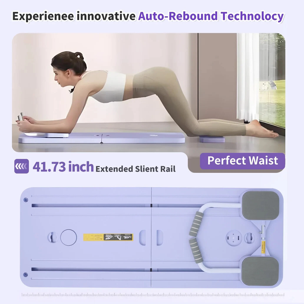 Tavola Pilates Pieghevole BrooksNaji - Reformer Multifunzione Per Allenamento Casa - Foto 8