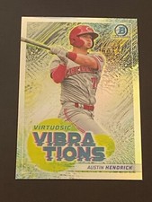⚾ 2022 Topps Bowman Baseball Virtuosic Vibrations Insert #VV-9 Austin HENDRICK ⚾