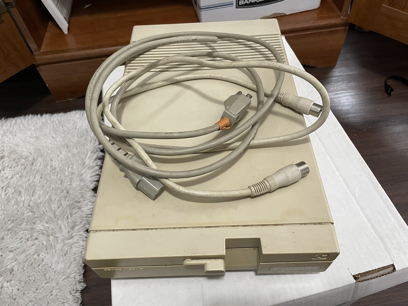 Commodore 1571 Disk Drive Vintage Computer Floppy Reader Untested Powers On eBay