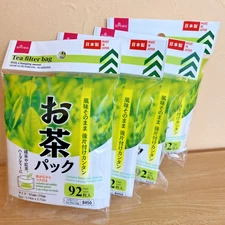Daiso Tea Filter bags Compact Type 92 empty bags×4 packs for Leaf Herb JapanMade