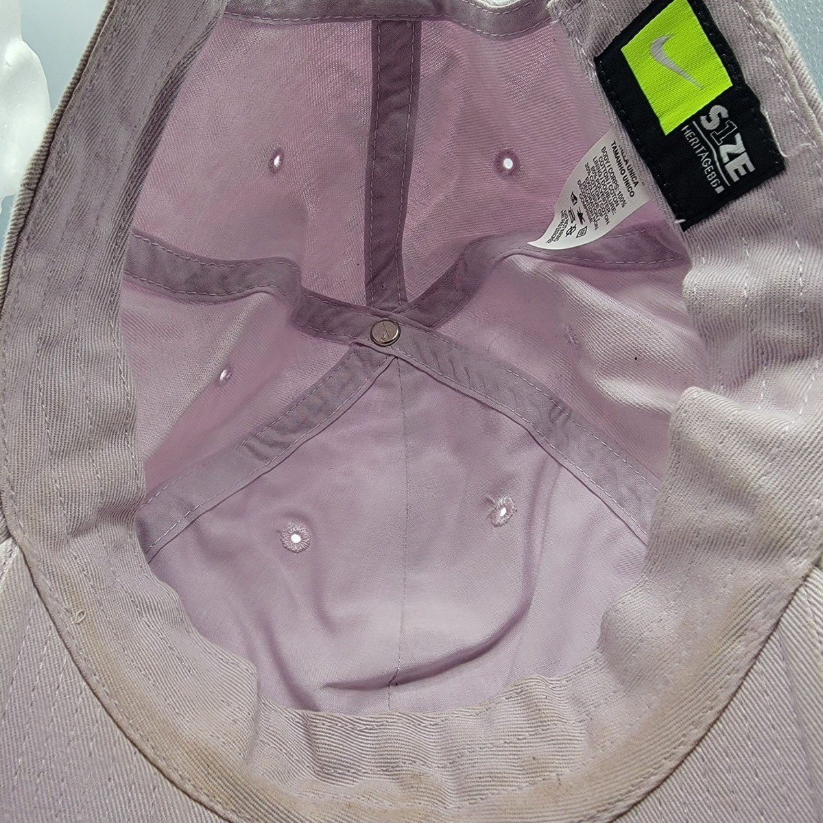 Nike Heritage 86 Lavender Purple Embroidered Logo Hat Cap OSFM Adjustable Nike Team Jordan Heritage 86 Cap Court Purple main image 3