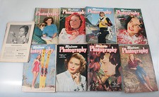 1945 MINICAM PHOTOGRAPHY MAGAZINES, SET OF 9