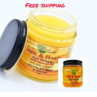 BRAND NEW Milk & Honey Hair Pomade 4oz by Mine Botanicals WITH FREE SHIPPING