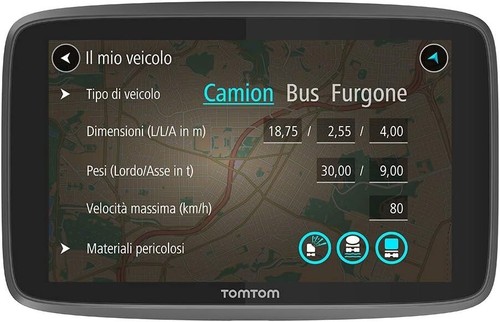 TomTom Navigatore per Camion, Autobus, Furgone GO Professional 620 6'' EU