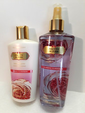 Victoria's Secret Pretty In Pink Body Fragrance Mist Hydrating Lotion SET 8.4oz
