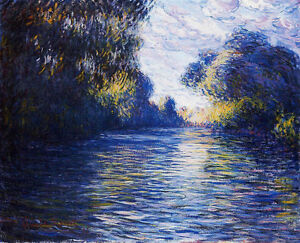 Seine Impressionism Landscape Canvas, Claude Monet Landscapes
