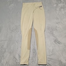 Kerrits Pants Womens XS Tan Performance Tight Knee Patch Made In USA
