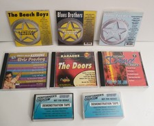 KARAOKE DISCS LOT CDs and Cassettes Legends Series Tina Turner Blues Brothers