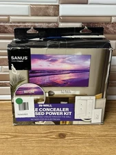 Sanus - In-Wall Cable Concealer Recessed Power Kit for Mounted TVs - OPEN BOX