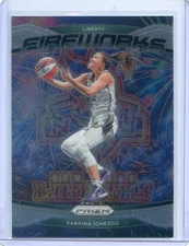 2024 Panini Prizm WNBA SABRINA IONESCU #11 FIREWORKS Insert LIBERTY