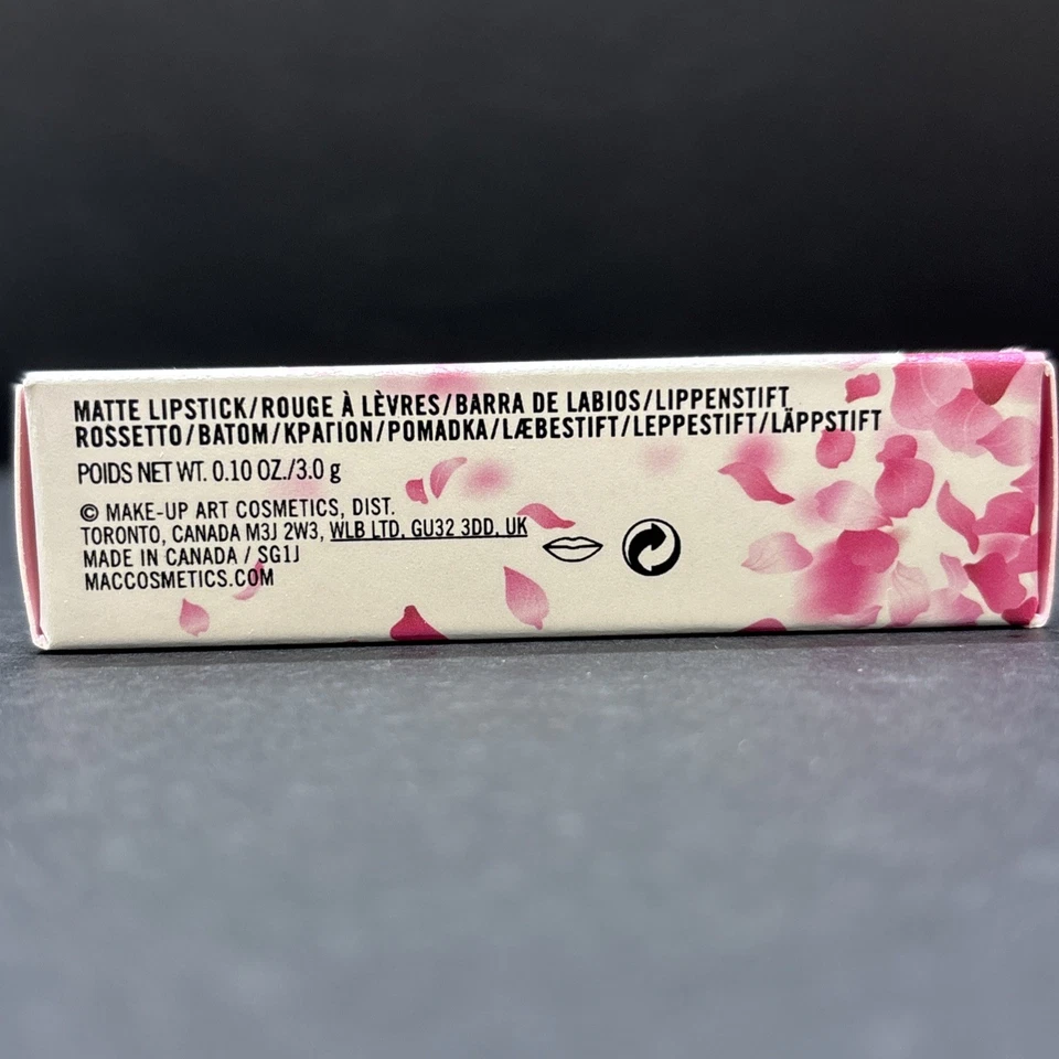 MAC WAGASA TWIRL Matte Lipstick Boom Boom Bloom Full Size NIB - Image 3 of 4