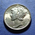 1939 Mercury Dime  Near Ch. BU