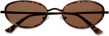 Retro Oval Sunglasses for Women Men 80S 90S Chic Y2K Sunnies Small Trendy Vintag