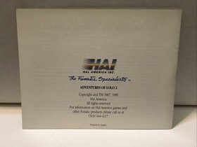 Adventures of Lolo 2 Nintendo NES Manual Only