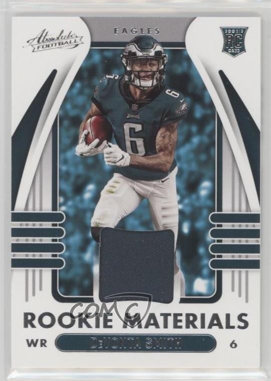 2021 Panini Absolute Rookie Materials DeVonta Smith #ARM-DVS RC 05ti
