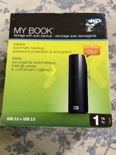 Western Digital WD My Book Essential 1TB External HDD USB 3.0/2.0 Black