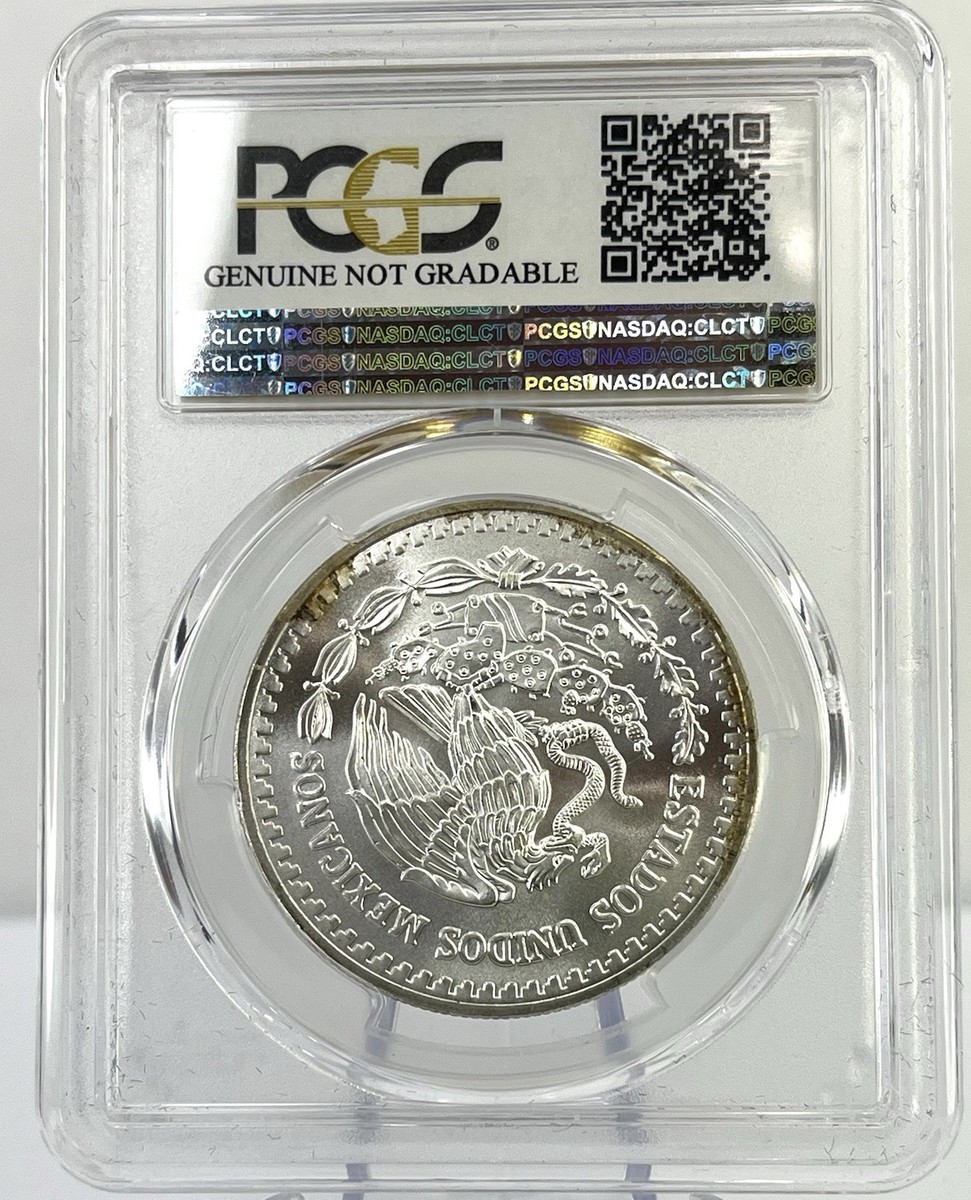 1994 Mo Mexico Libertad 1 oz Silver PCGS UNC Details Better Date