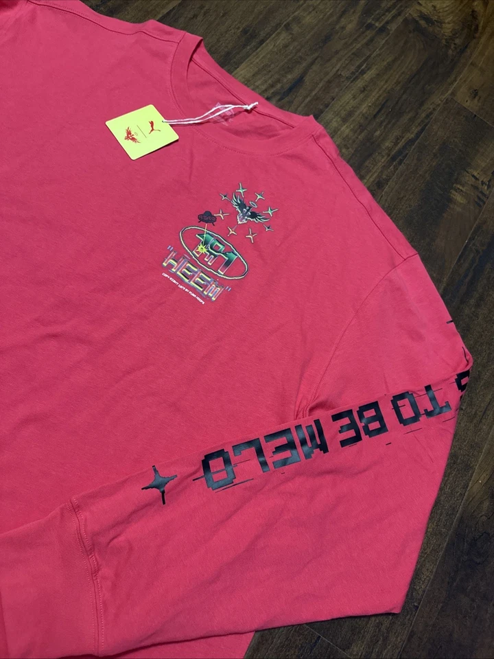 Camiseta de baloncesto Puma LaFrance Lamelo 1Love manga larga rosa alerta para hombre XL. A4 Foto 2 de 4