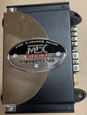 MTX Audio Thunder 4122 Amplifier 30W x 2 Car Amplifier 120 watts RMS x 1 bridged