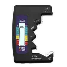 Digital Battery Checker Tester Voltage Power Meter for AA AAA C D 9V Button Cell