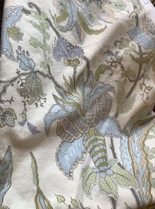 Pottery Barn 4 Piece Floral Paisley King Duvet Cover 2 Shams Silk Lumbar Pillow