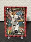 2024 Topps Holiday Paul Skenes Red Plaid Rookie Card - Pirates