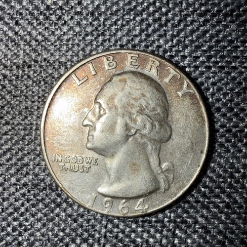 Coin, United States, Quarter, 1964 90% Silver