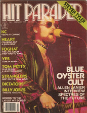Hit Parader Magazine February 1978 Blue Oyster Cult Yes Tom Petty Dictators Joel