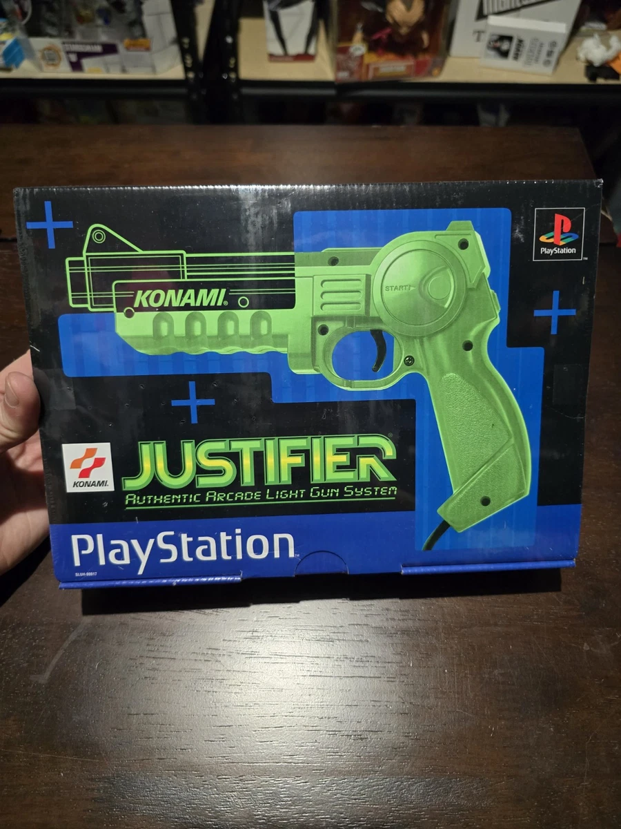 Pistolet Optique Konami Hyper Blaster PS1 - SLPH-00014 - Testé Et Fonctionnel Pour PS1/PS2
