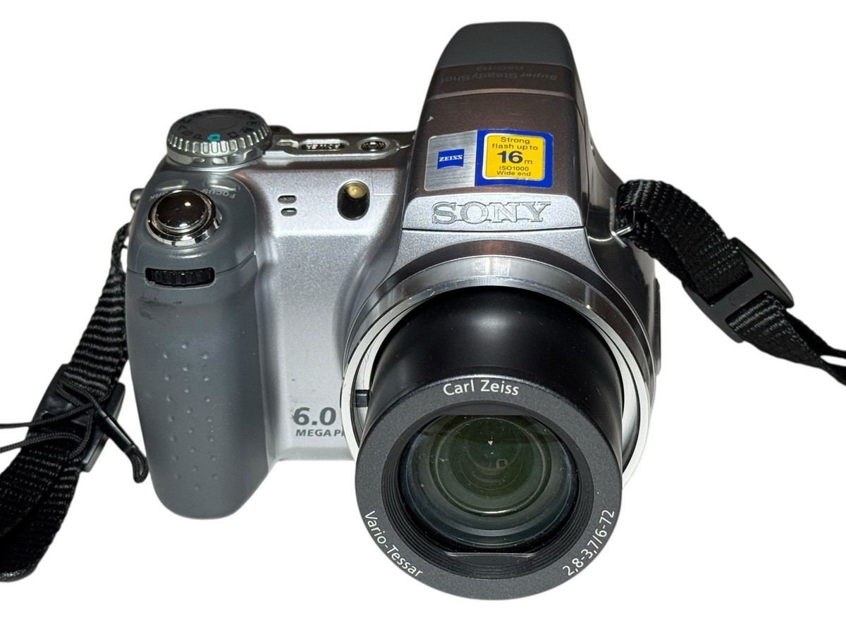 Sony Cyber-shot DSC-H5 7.2MP Digital Camera - Silver for sale