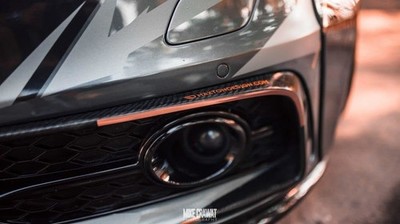 Maxton Design Nebelleuchten Abdeckung passend für Audi S6 / A6 S-Line C7