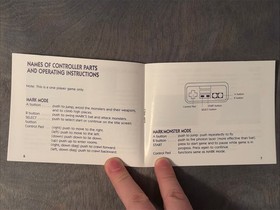 Monster Party (NES) with Instruction Manual and Cartridge Sleeve