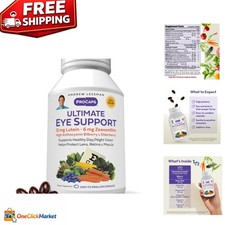Lutein Zeaxanthin Eye Support - 60 Softgels with Bilberry for Healthy Vision