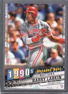 2020 Topps Decades Best Batters Barry Larkin #DB-58 HOF