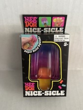 NeeDoh Nice-Sicle Popsicle Squishy Purple Blue - AUTHENTIC Schylling NEW