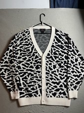 Nike Air Jordan Flight Heritage Cardigan Phantom Black DV7573-030 Men's Size XL