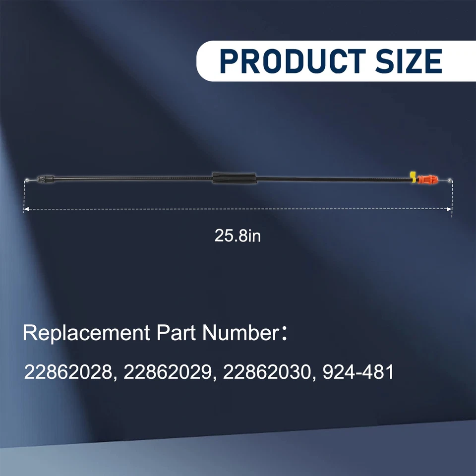 Cable de control de pestillo de manija de puerta 25,8" para Silverado 1500 LS Chevrolet 2010-2013 Foto 4 de 4