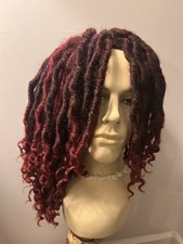 Short Boho Braided Wigs/unisex/ombre/Handmade