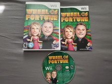 Wheel of Fortune (Nintendo Wii, 2010) COMPLETE disk/case/manual