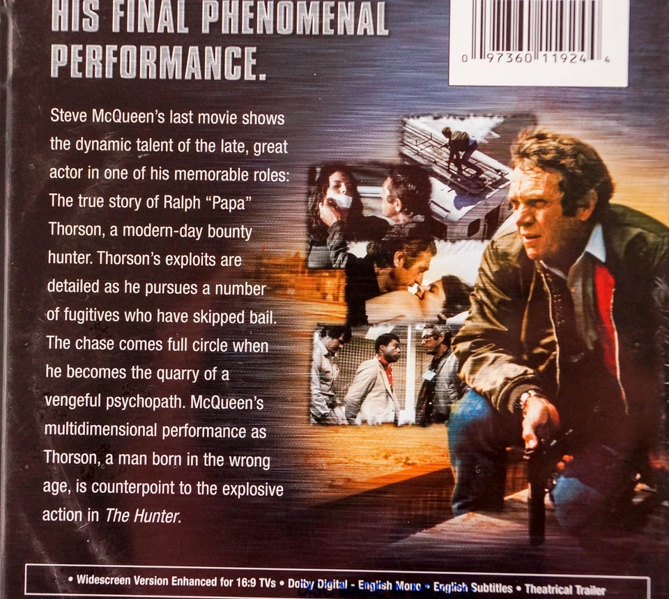 The Hunter DVD/2006 Starring Steve McQueen, 1980 Film Release New Sealed - Image 4 of 4