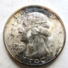 1943-S Washington Quarter 25c~Heavy Toning