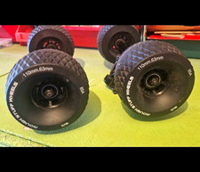 Slick Revolution Rough Stuff Wheels 110mm x 63mm Black (4 Pack)