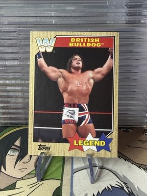 British Bulldog WWE Topps Heritage 2017 Trading Card British Bulldog No.72