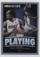 2020-21 Panini NBA Hoops Now Playing Holo Precious Achiuwa #SS-25 0zg6