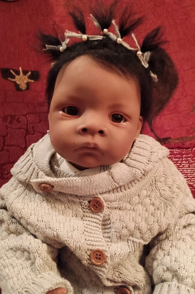 "Ashton Drake 21"" Jasmine Goes To Grandma So Truly Real Doll Waltraut Hanl / ADG Foto 3 de 4